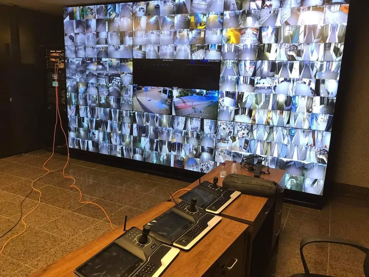 Cedar Crest Hospital — CCTV control room & centralized surveillance